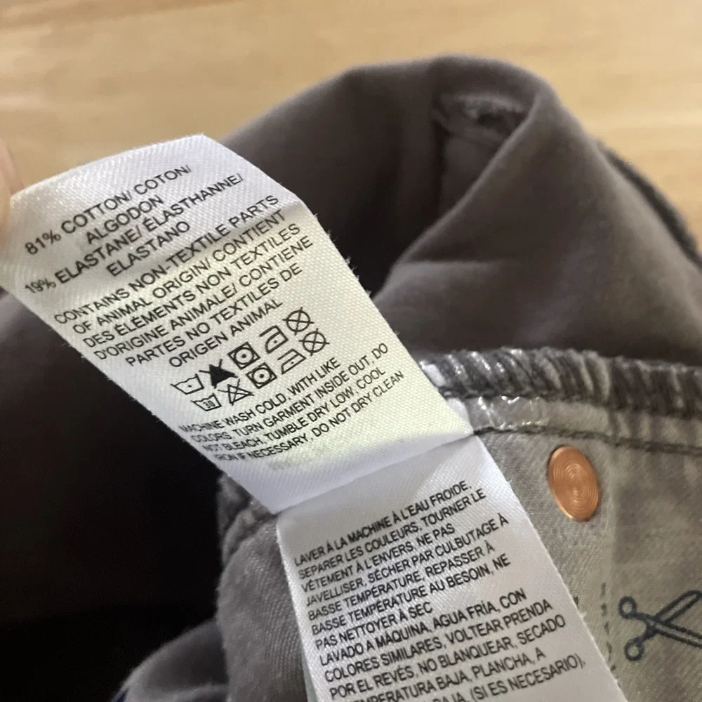 Lucky Brand Pants Mens 42x30 Gray Chino Straight Five Pocket Stretch